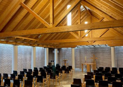 Erneuerung der Beleuchtung in der Abdankungskapelle